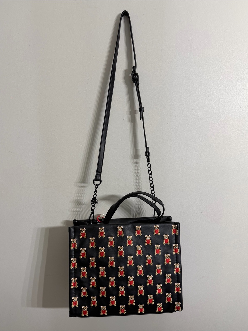 Betsey Johnson Oh Teddy Bear Tote Bag - Picture 4 of 6